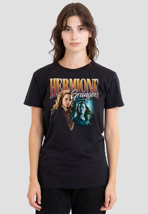 Cotton Soul, HARRY POTTER HERMIONE GRANGER HOMAGE - Print T-shirt - black