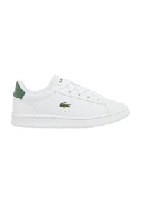 Lacoste CARNABY SET CHILDREN COURT LACE UNISEX - Zapatillas - blanc vert foncé r