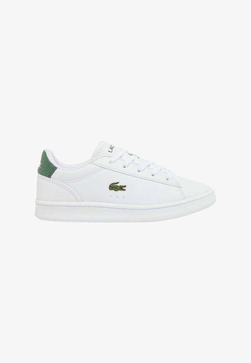 Lacoste CARNABY SET CHILDREN COURT LACE UNISEX - Zapatillas - blanc vert foncé r