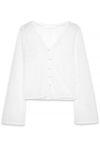 CROCHET - Blúzka - white