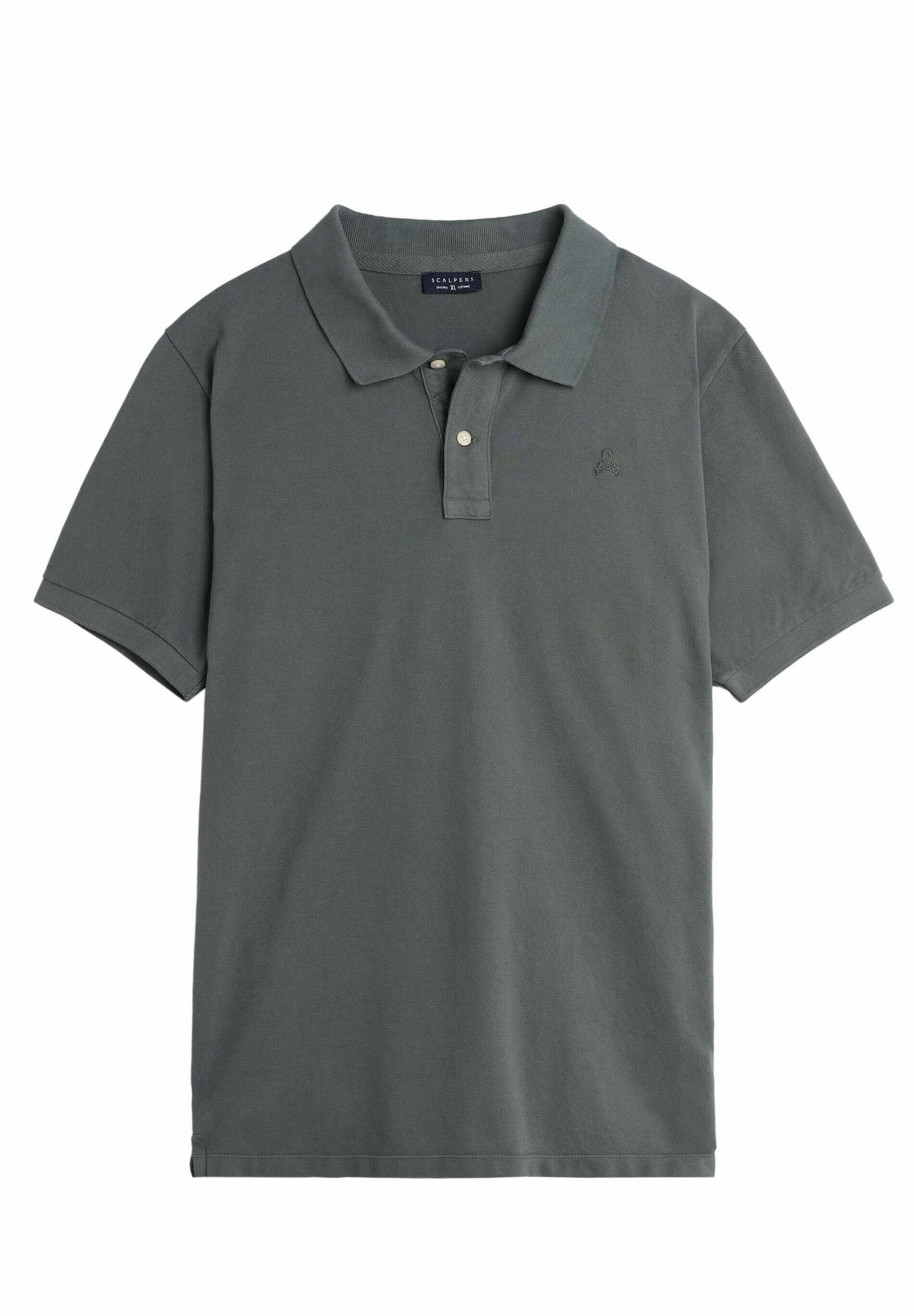 Scalpers Polo - dark green/gris - Zalando.es