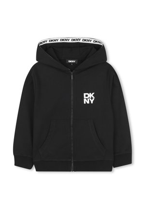 MIT KAPUZE - Zip-up sweatshirt - black