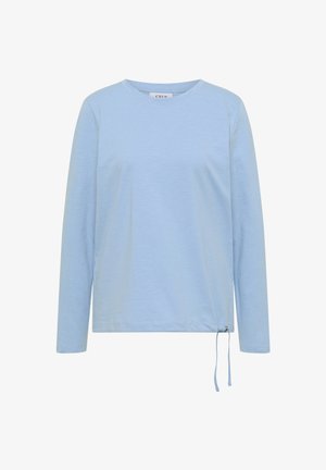Cecil, LANGARM SHIRT MIT RUNDHALS UND TUNNELZUG - Langarmshirt - cosmopolitan blue