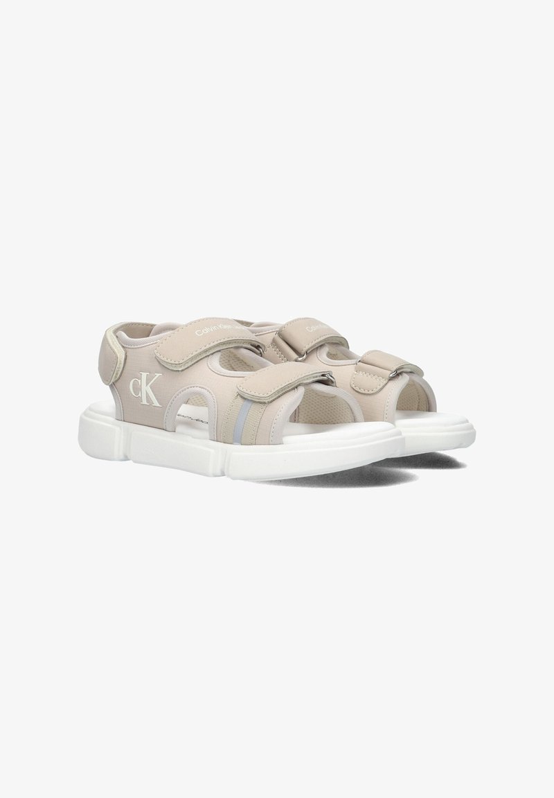 Calvin Klein PLATTE - Walking sandals - sand