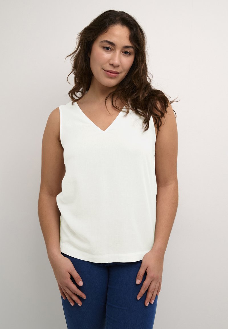 Kaffe KAAMILIA - Top - chalk