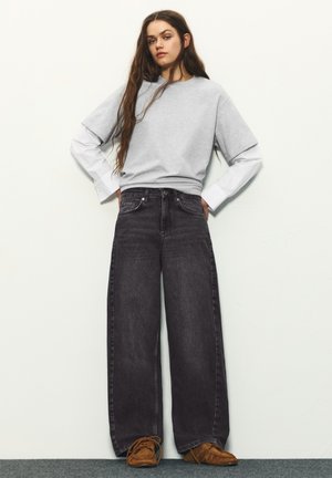 BARREL - Jean droit - grey
