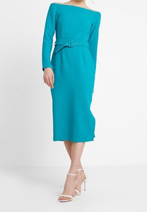 Pouzdrové šaty - turquoise