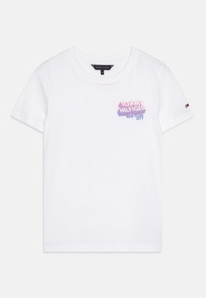 GRAFITTI RAISED PRINT UNISEX - Camiseta estampada - white