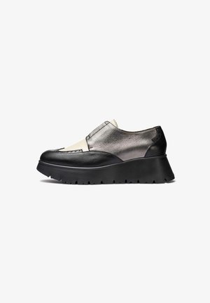 WONDERS LEAD SALVA - Zapatos sin cordones - black