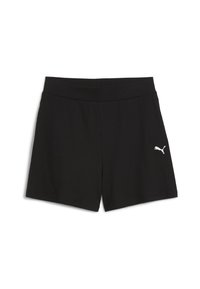 ELEVATED GERIPPTE 5 MIT HOHEM BUND - Pantalones deportivos - black