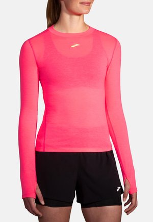 Brooks HIGH POINT - Longsleeve - neo pink