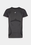 ROAD SEAMLESS - Спортна тениска - performance black/carrier grey