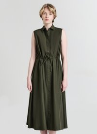 Calliope SMANICATO - Maxikleid - verde militare chiaro