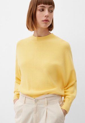 Strickpullover - gelb