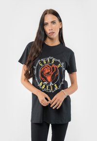 Paradiso Clothing GUNS N' ROSES CIRCLE - Print T-shirt - black