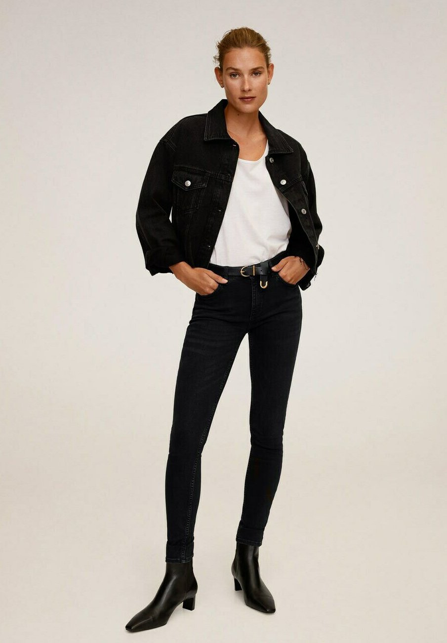 Mango KIM - Jeans Skinny Fit - black denim/nero denim - Zalando.it