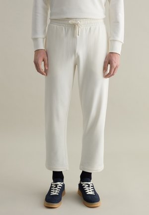 FRENCH JOGGERS WITH DRAWSTRING - Tracksuit bottoms - optical white