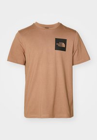 M SS FINE TEE - Nyomott mintás póló - latte