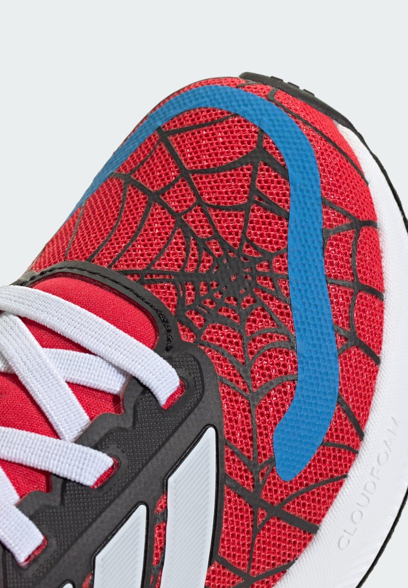 adidas Performance MARVEL SPIDER-MAN FALCON 3.0 - Road running shoes - pure  ruby ftwr white bright blue/white - Zalando
