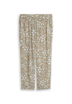 TOM TAILOR, Pantalon classique - olive big flower design