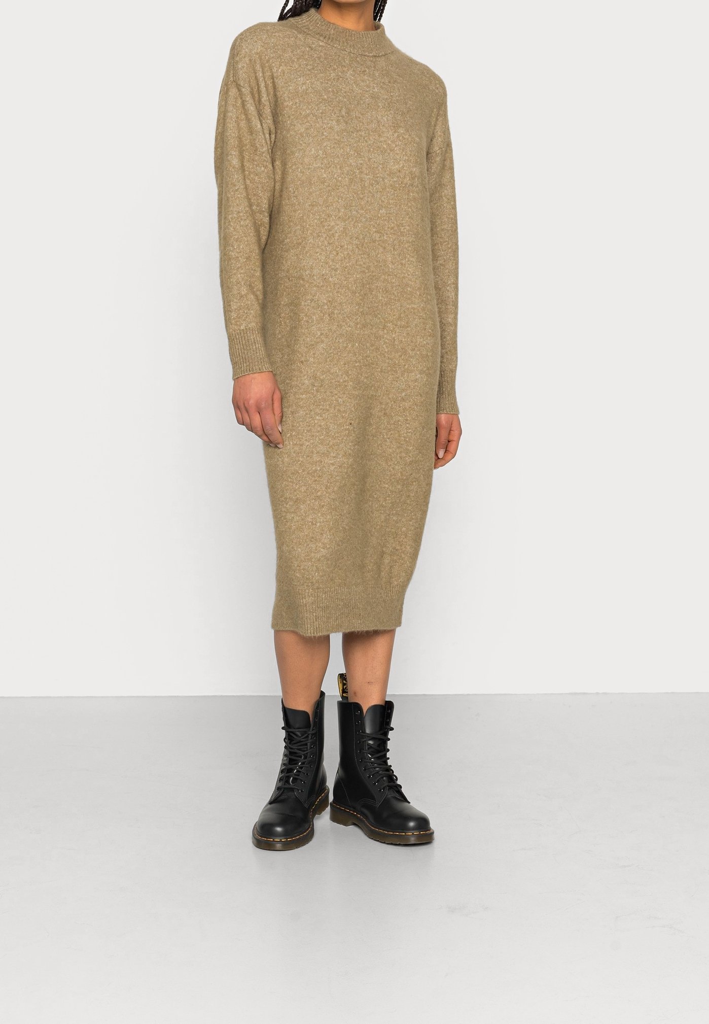 monki knit dress Knitted Open-Back Dress