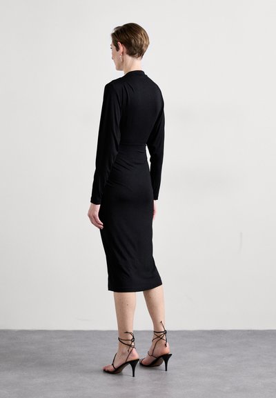 Diane von Furstenberg SYLVIA DRESS - Haljina od trapera - black