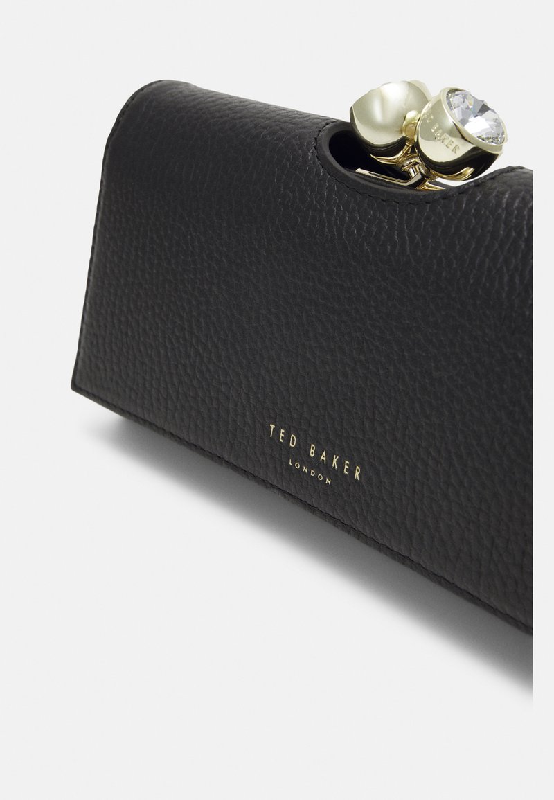 Portefeuille logo en cuir véritable Berna Homme