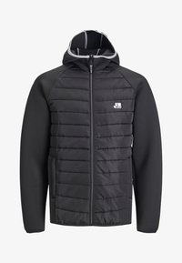 Black De Elmo Fsh Laser Houndstooth Jacket (A21351 0CEBJ 02 BLACK DENI Black De Elmo Fsh Laser Houndstooth Jacket (A21351 0CEBJ 02 BLACK DENI