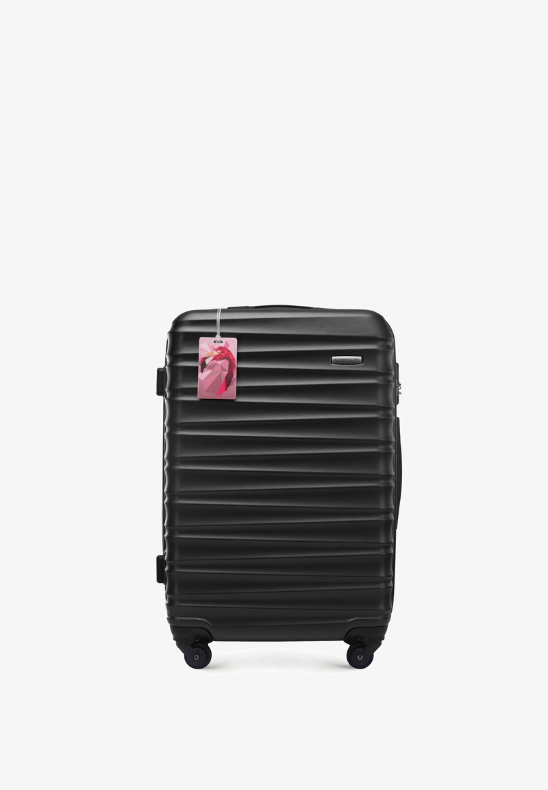 WITTCHEN MEDIUM SUITCASE WITH LUGGAGE TAG FROM ABS - Kufr - black