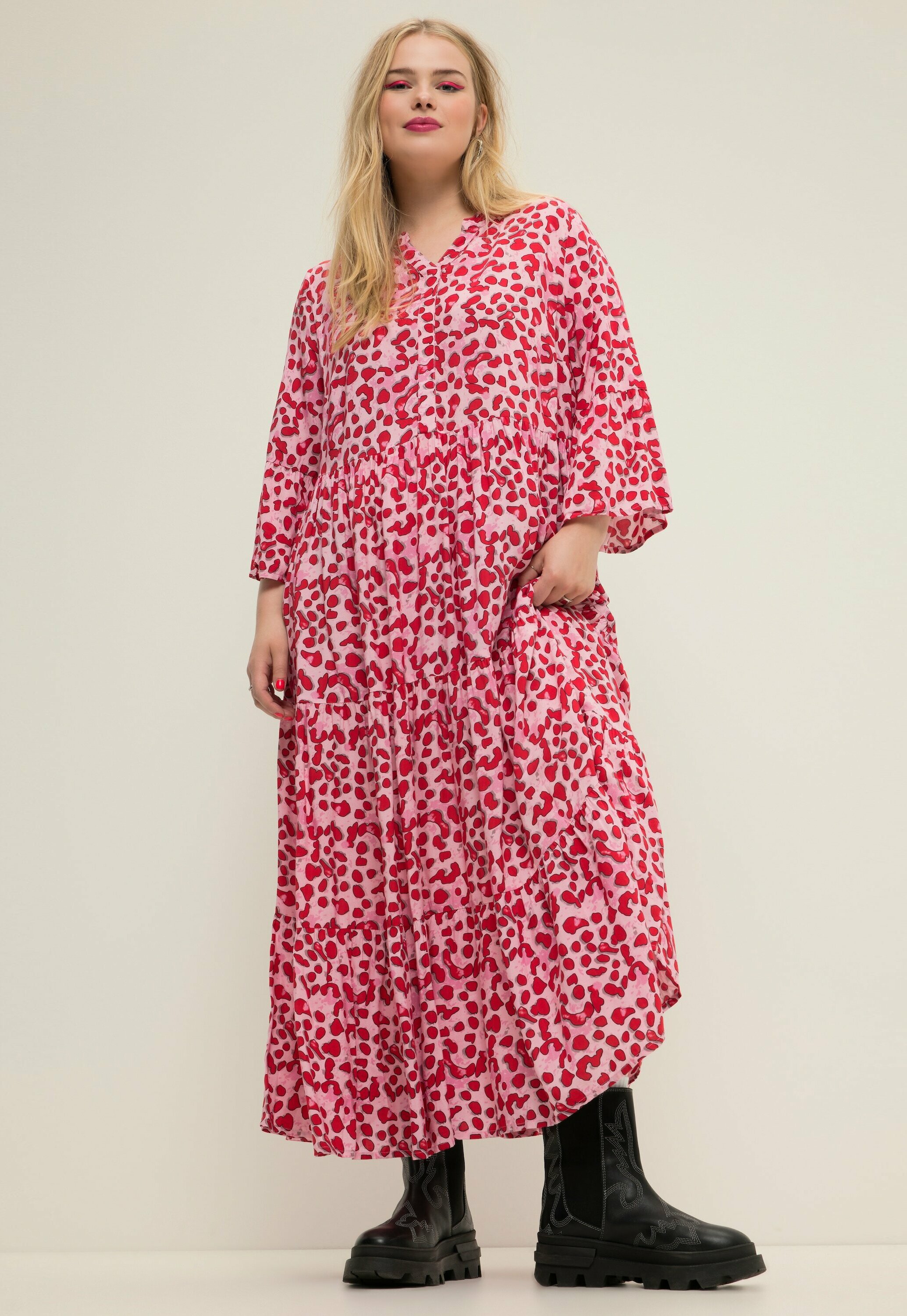 Robe Portefeuille Femme Grande Taille – Bretelles Spaghetti – Fond De Robe Ajusté