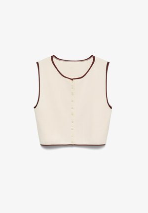 Vero Moda, KNITTED TOP VMOAKLEY KNIT CARDIGAN - Blouse - birch