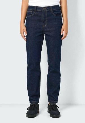 MONI  HIGH WAIST - Egyenes szárú farmer - dark blue denim