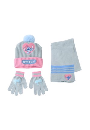 3-TEILIGES STITCH SCHAL-SET - Écharpe - multicolor