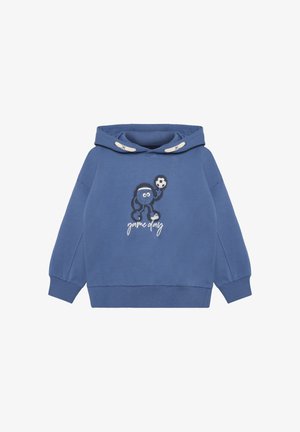 Minymo, SWEATSHIRT LONG SLEEVE - Felpa con cappuccio - moonlight blue