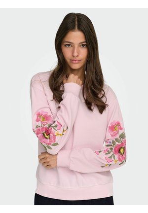 JDYPARIS LS SLEEVE EMB  JRS - Ikdienas džemperis - parfait pink