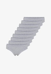 Selected, mottled light grey