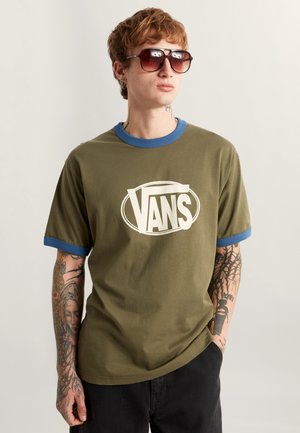 CENTER CHEST RINGER - T-shirts print - medium green