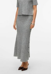 Vero Moda Velika suknja - light grey melange