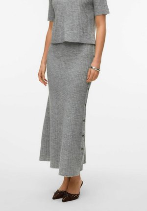 Maksi sijonas - light grey melange