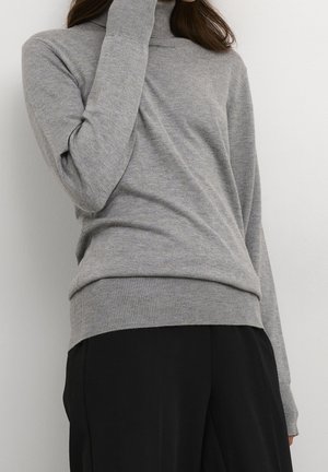 Striktrøje - dark grey