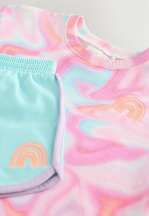 Next REGULAR FIT SET  - T-shirt con stampa - rainbow tie dye