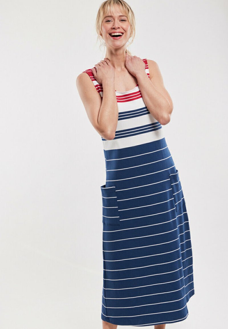 Armor lux HOMEWEAR Freizeitkleid midnight blu milk barber