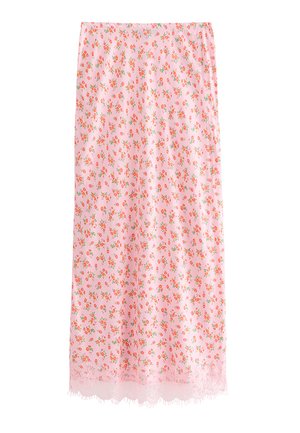 New Look, FLORAL PRINT MAXI - Falda larga - pink pattern