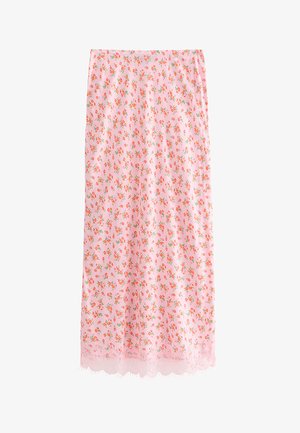 New Look, FLORAL PRINT MAXI - Maxirok - pink pattern