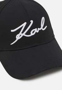 KARL LAGERFELD SIGNATURE - Șapcă - black