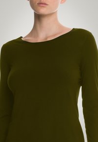Wolford AURORA PURE  - Langarmshirt - dark earth green
