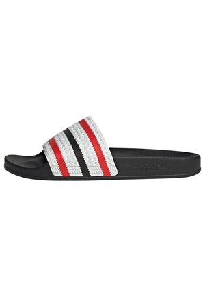 ADILETTE - Ciabattine - cloud white   red   core black