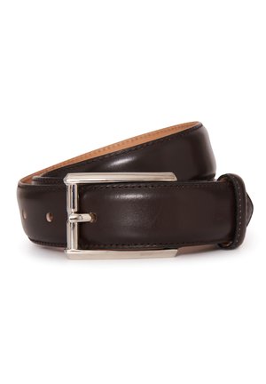 Oscar Jacobson SQUARE BUCKLE  - Gürtel - dark mud brown