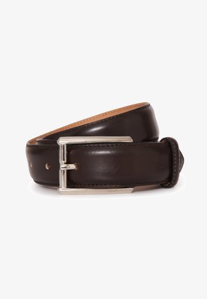 Oscar Jacobson SQUARE BUCKLE - Bælter - dark mud brown