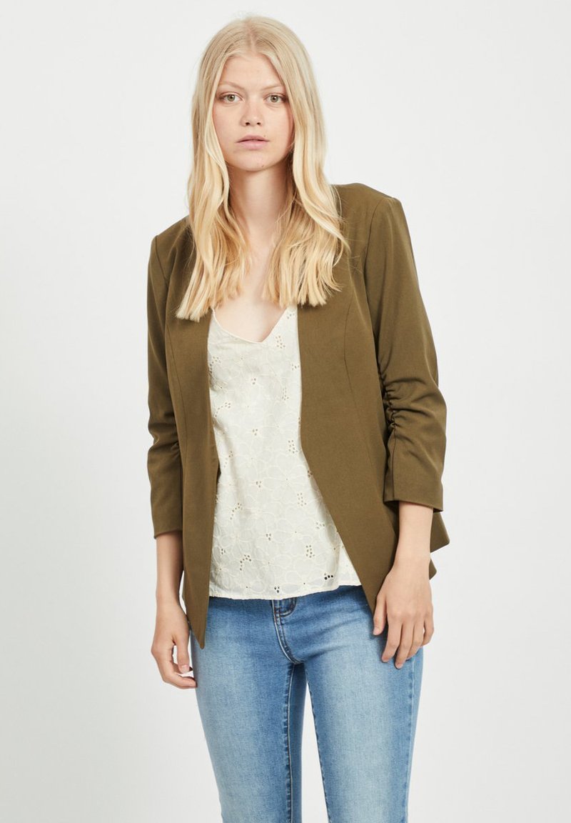 VILA VIHER - Blazer - dark olive